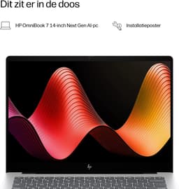 HP OmniBook 7 Laptop Next Gen AI 14-hg0620ndx Copilot+ PC Intel Core Ultra X7 358H 35,6 cm (14") 3K 32 GB LPDDR5x-SDRAM 1 TB SSD Wi-Fi 7 (802.11be) Windows 11 Home Zilver — thumbnail 3