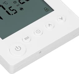 Slimme Thermostaat - Verwarming Regelaar - Energie Besparen - Brede Spanningsondersteuning - 41x86x86 mm - Wit — thumbnail 3
