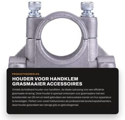 Houder - Handklem - Grasmaaier - Buis - 28 mm - Duurzaam - Grasmaaierhouder — thumbnail 1