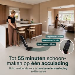 Vivid Green Vloerreiniger 2-in-1 - Nat- en Droog Stofzuiger - Met Dweilfunctie - Elektrische Dweil - Zelfreinigend — thumbnail 2