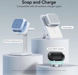 ESR Halolock Orbit Hybrid Hoes Geschikt Voor AirPods 4 (AirPods 4e Generatie) (2024) - Compatibel met MagSafe - Wit — thumbnail 2