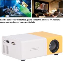 SnelShoppen - Draagbare Smart Projector, 24 tot 60 Inch Beeldscherm, 1920 x 1080 Resolutie, Groot Scherm Projector, Buiten Cinema Films, 110-240 V, EU — thumbnail 2