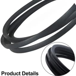Aandrijfriem Grasmaaier - Transmissieriem Rubber - Gazon Onderhoud - Robuuste Rubber Constructie - 25 x 10 x 2 cm - Zwart — thumbnail 4