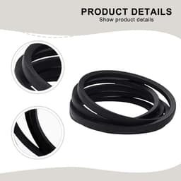 Aandrijfriem Grasmaaier - Reserveonderdeel Gazon - Gazononderhoud - Robuuste Rubber Constructie - 1/2"x146" - Zwart — thumbnail 4