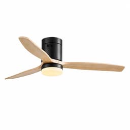 CristalRecord - Plafondventilator Nine Ø 132 cm hout zwart — thumbnail 1