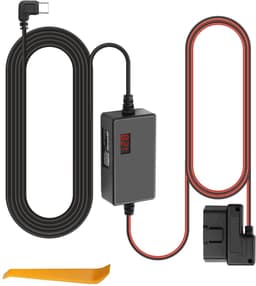 SnelShoppen - OBD2 OBD OBDII Power Kabel voor Dash Camera - Type C Oplaadkabel met 24-Uur Bewaking - 16Pin Hardwire Kit - 3.1M — thumbnail 1
