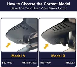SnelShoppen - Dash Cam voor Volvo S60 V60 2019-2022 - 4K UHD Video, WiFi, G-Sensor, Nachtzicht, OEM-stijl Accessoires, Inclusief 64GB Kaart — thumbnail 5
