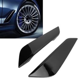 Klep voor de voorste luchtleiding, zwarte linker- en rechtervleugelluchtuitlaatkap voor 5-serie G30 G31, decoratie voor de zijventilatie met ABS-materiaal, directe gespinstallatie — thumbnail 2
