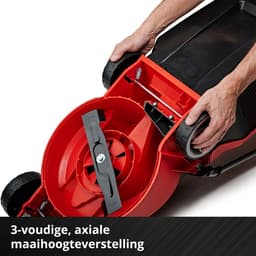 Einhell Accu Grasmaaier GE-CM 18/30 Li Kit - Power X-Change - 18 V/Li-ion - Maaibreedte: 30 cm - Aanbevolen gazonoppervlakte: tot 150 m² - 25 L opvangzak - Maaihoogte: 30-70 mm - Incl. 3.0 Ah Accu en lader — thumbnail 5