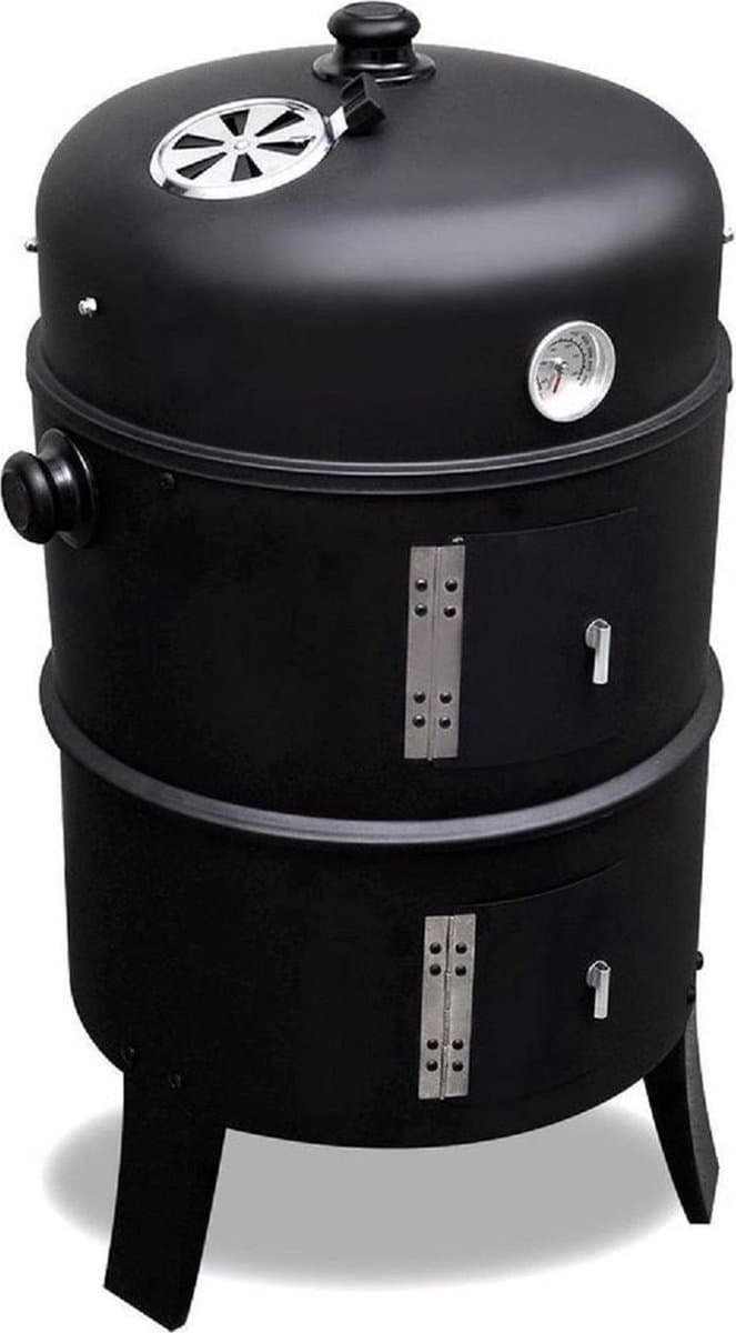 MaxxGarden Barbecue - Smoker - barbecue grill - 40x72cm - zwart — afbeelding 1