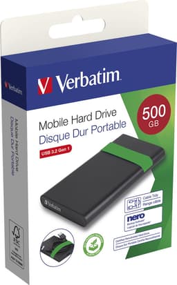 Verbatim Gecertificeerde gereviseerde harde schijf USB 3.2 Gen 1 500GB — thumbnail 5