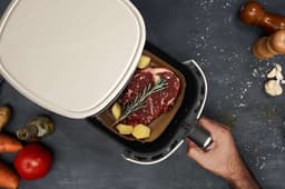 Hyundai Electronics - Digitale airfryer met Kleurendisplay - 4.2 Liter - Wit Rosegoud — thumbnail 5