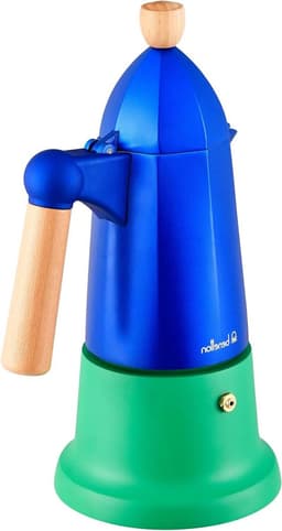 6 Cup Coffee Maker Blue and Green - Rainbow Collection — thumbnail 1