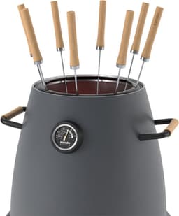 Kandu Cooking 41 kooksysteem - Coal Grey - Vertical Cooking barbecue - Ø58 x H95 cm — thumbnail 5