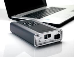 iStorage diskAshur DT2 - externe harde schijf - 6 TB - Cijfercode - Zwart - Grafiet — thumbnail 2