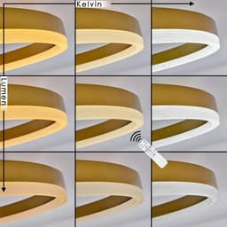LumenXL - Plafondventilator Lichi met LEDs en afstandsbediening — thumbnail 1