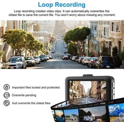 VCTparts® Dashcam DVR 1080P Groothoek 170° [Autocam - Dashboard Camera] — thumbnail 2