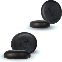Somstyle Oorkussens Geschikt Voor Jabra Elite 45h & Evolve2 65 UC - Zacht Schuim - Eiwitleer - Zwart — thumbnail 3