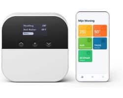 tado° Warmtepomp Optimizer X - Bedrade variant - werkt met Google Home, Alexa & Apple Homekit - Zwart/Wit