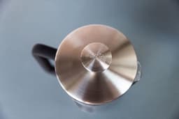 La Cafetière Pisa koffiezetapparaat met glazen frame, roestvast geborsteld staal — thumbnail 4