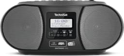 TechniSat DIGITRADIO 1990 - Stereo-boombox met DAB+/FM-radio en CD-speler (Bluetooth-audiostreaming, hoofdtelefoonaansluiting, USB, AUX in, oplaadfunctie, klok, 2 x 1,5 watt uitgangsvermogen) — thumbnail 1