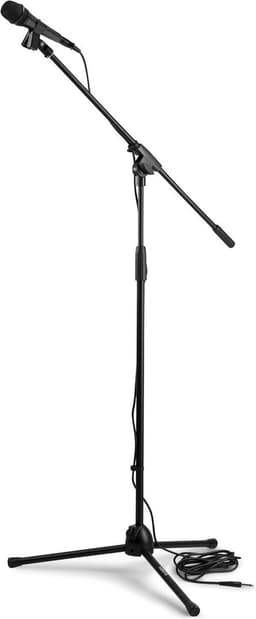 Vonyx microfoonkit bestaande uit microfoon, microfoonstandaard, kabel en houder — thumbnail 1