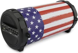 Caliber Bluetooth Speaker - Draagbare Speaker met Bluetooth, USB, SD en AUX 8 Uur Speeltijd - USA print (HPG407BT-USA) — thumbnail 5