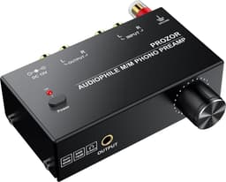 Nördic M/M Phono Voorversterker - RCA & 3,5mm uitgangen - Platenspeler naar speakers of hoofdtelefoon - Met versterker - Audiophile Preamplifier — thumbnail 1