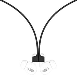 YONO Magnetische Band geschikt voor Apple Airpods - 4 3 2 1 - Pro - Siliconen Koord voor Oordopjes Draadloos - Anti Lost Strap - 80cm - Zwart — thumbnail 5