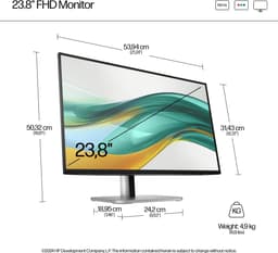 HP Series 5 Pro 23,8 inch FHD-monitor zonder standaard - 524pf — thumbnail 2