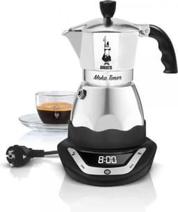 Bialetti Easy Timer Moka espressomaker - Percolator - 6 kops - Elektrisch - Aluminium — thumbnail 2