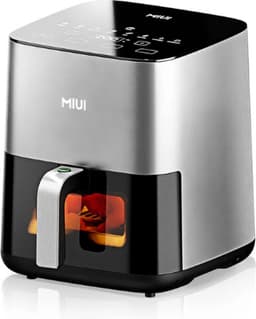 MazrekuHome® - Airfryer XXL - Airfryers - 5 Liter elektrische friteuse - Anti aanbak en zichtbaar raam - Voor het hele gezin — thumbnail 1