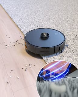 Imou RV1 Pro Max - Robotstofzuiger Met Laadstation En Dweilfunctie - Razendsnelle Inkaartbrenging Door LIDAR sensor - Opslag Plattegrond Van 3 Verdiepingen - Automatische Lediging - 6000 Pa zuigkracht - 180 Minuten Aaneengesloten Reinigen — thumbnail 5