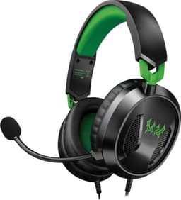KOTION EACH G3100 Gaming Headset - Over-ear Koptelefoon met Microfoon - Geschikt voor Nintendo Switch,PS5, PS4, Xbox Series X|S, Xbox One, Mobile & PC - Zwart groen — thumbnail 1