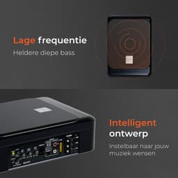 Slimbass Auto Subwoofer Met Ingebouwde Versterker - Afstandsbediening - Speakers - Underseat - Actief - Woofer - Actieve - Zwart - Skoov — thumbnail 4