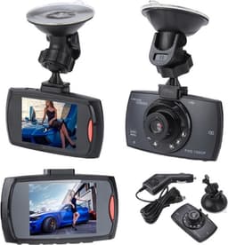 VCTparts® Auto Dashcam HD 1080P 1CH Dashboard Video Recorder met Nachtzicht + Continue Voeding Zwart — thumbnail 5