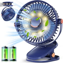 Tafelventilator - Statiefventilator - luchtstroomsnelheden – Zwenkfunctie - Bureau Ventilator - USB — thumbnail 1