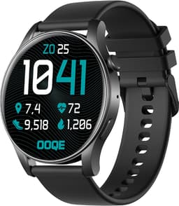 OOQE WATCH ULTRA 3 - Smartwatch Heren en Dames | Geschikt voor iOS en Android | AMOLED | Notificaties | Gezondheidsanalyse | Sportanalyse | GPS Koppeling | Bellen | Muziek/Audio Luisteren | Ergonomisch | Nederlandstalig | Zwart — thumbnail 1
