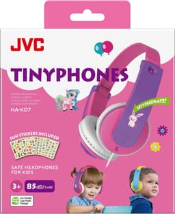 JVC HA-KD7 - On-ear kids koptelefoon - Roze — thumbnail 3