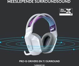 Logitech G733 LIGHTSPEED - Draadloze Gaming Headset - PS5/PS4 & PC - Wit — thumbnail 4