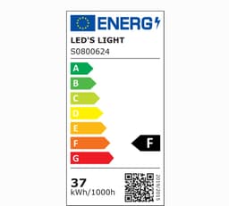 LED's Light Proventa Plafondventilator met verlichting Goud met Zwart 55W 4300lm 1800K/4000K 55cm Extra warm wit licht — thumbnail 2