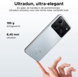 DOOGEE Note 56 Smartphone - 24 GB RAM + 64GB ROM - 6,56 inch 90Hz - 4G Dual SIM - 6150mAh - GPS - Anroid16 - GPS - Zilver — thumbnail 4