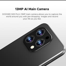DOOGEE N55 Pro Smartphone - 16 GB RAM + 256 GB ROM - 6,56 inch 90Hz - 4G Dual SIM - 5150mAh - GPS - Widevine L1 - Zwart — thumbnail 5
