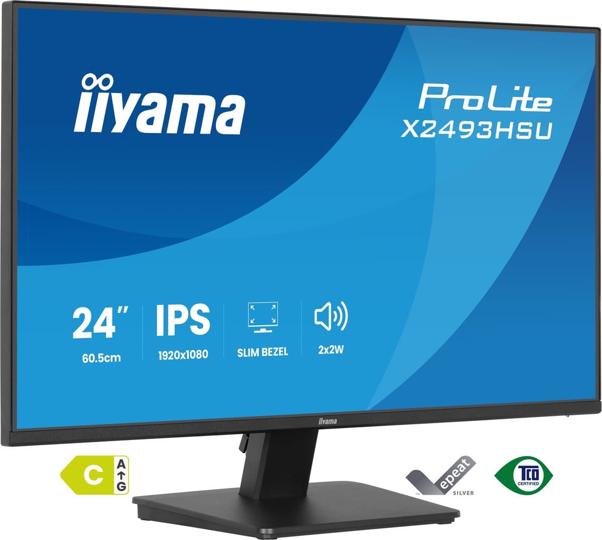iiyama ProLite X2493HSU-B1 ledmonitor — afbeelding 1