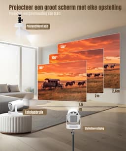 Core® Mini beamers - Projector - Mini beamer - Wit -10cm x 10cm x 18cm — thumbnail 3