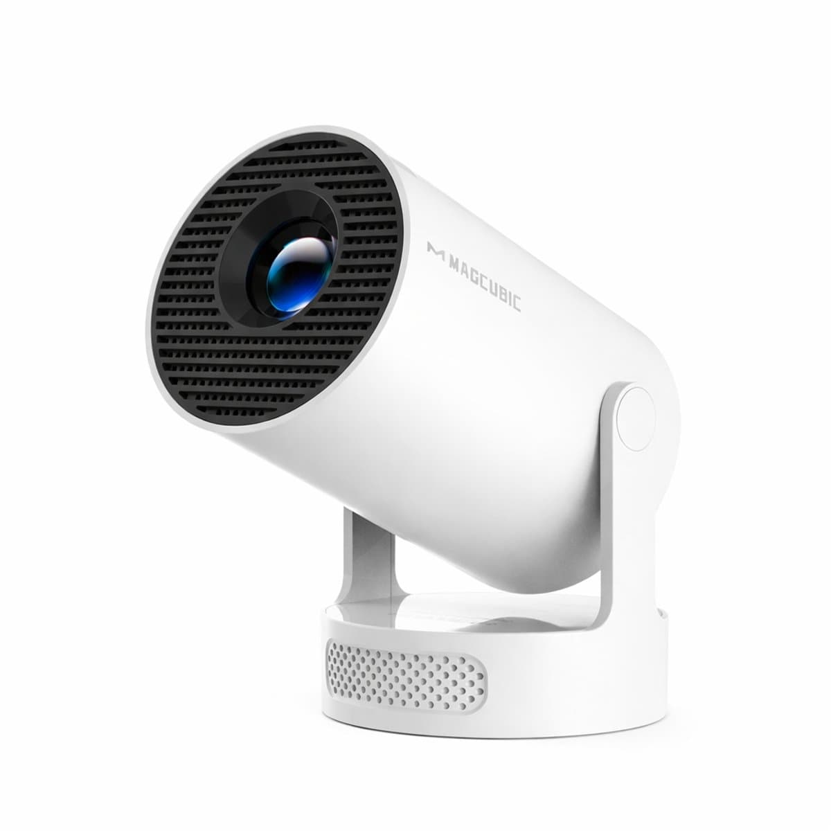 DIMICO - Mini beamer - Beamers - Projector - Wit - LED - 180 graden rotatie - 5W luidspreker - Bluetooth - Draagbaar ontwerp — afbeelding 1