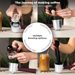Berlingerhaus 9848 - Espresso - koffie - Senseo - Touchscreen - Machine - Leonardo Collection — thumbnail 5