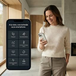 SyncGear Smart Ring - Slimme ring Heren & Dames Inclusief Oplaadcase – Menstruatiecyclus - Hartslag - SpO2 - Stappenteller - Hartslagmeter - Nederlandse App - Maat 10 (Europese maat 63) - Kleur: Zwart — thumbnail 4