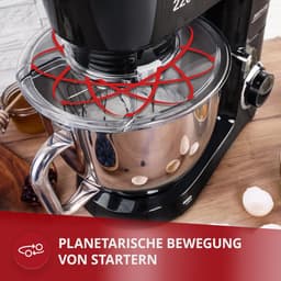 Professionele Keukenmixer met 6.5L Kom en 6 Snelheden - Ideaal voor Brood, Taarten en Meer — thumbnail 5