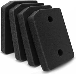 Droger Filter Sponsfilter - Droger Filter voor Miele T1 - 4 Stuks - Warmtepompdroger Pluizenfilter - Geschikt voor Vervangingsfilter Miele TCB150WP & TEB155WP - Schuimfilter Spons - 2-laags Ontwerp - Wasbaar - Onderhoud Set - Sokkelfilter - Zwart — thumbnail 1
